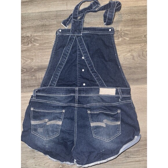 Almost Famous Distress Denim Romper Size Medium - Picture 3 of 3